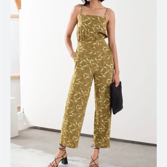 NWT & Other Stories printed jumpsuit - Picture 1 of 8